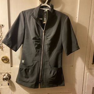 Grey scrub coat